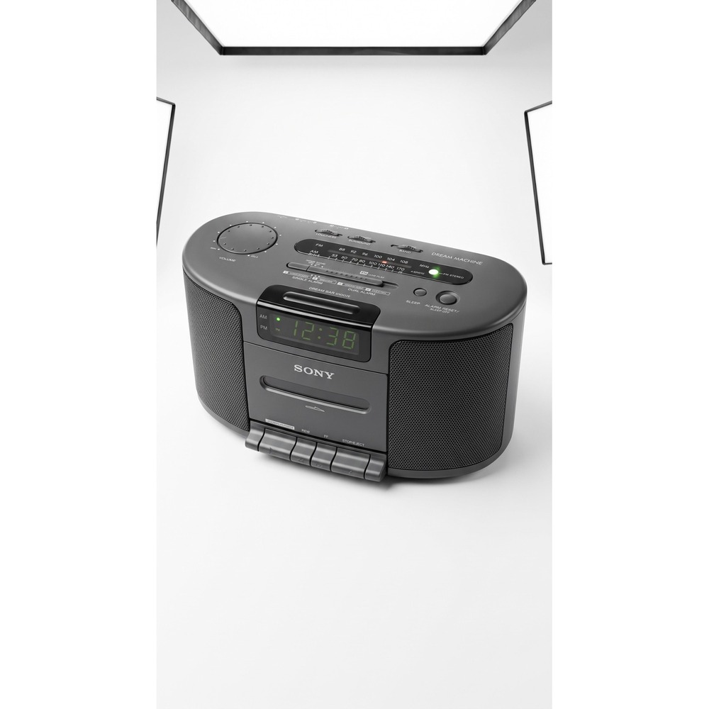 Sony Clock Radio Unisex
Gray Dream Machine ICF-CS650 Cassette AM/FM Stereo